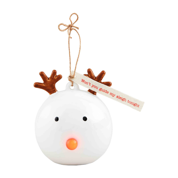 Mud Pie - Ornament - Light Up Santa Snowman - Findlay Rowe Designs