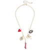Necklace - Georgia Bulldogs Paper Clip - Charm Collector - Findlay Rowe Designs