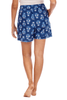 Mud Pie - Pajama Shorts - Floral Block Print - Navy - Findlay Rowe Designs