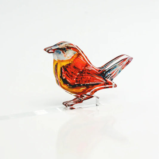 Lauren Dunn - Acrylic Block - Wren - Findlay Rowe Designs