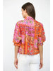 Top - Balloon Sleeve - Floral Patchwork - Findlay Rowe Designs