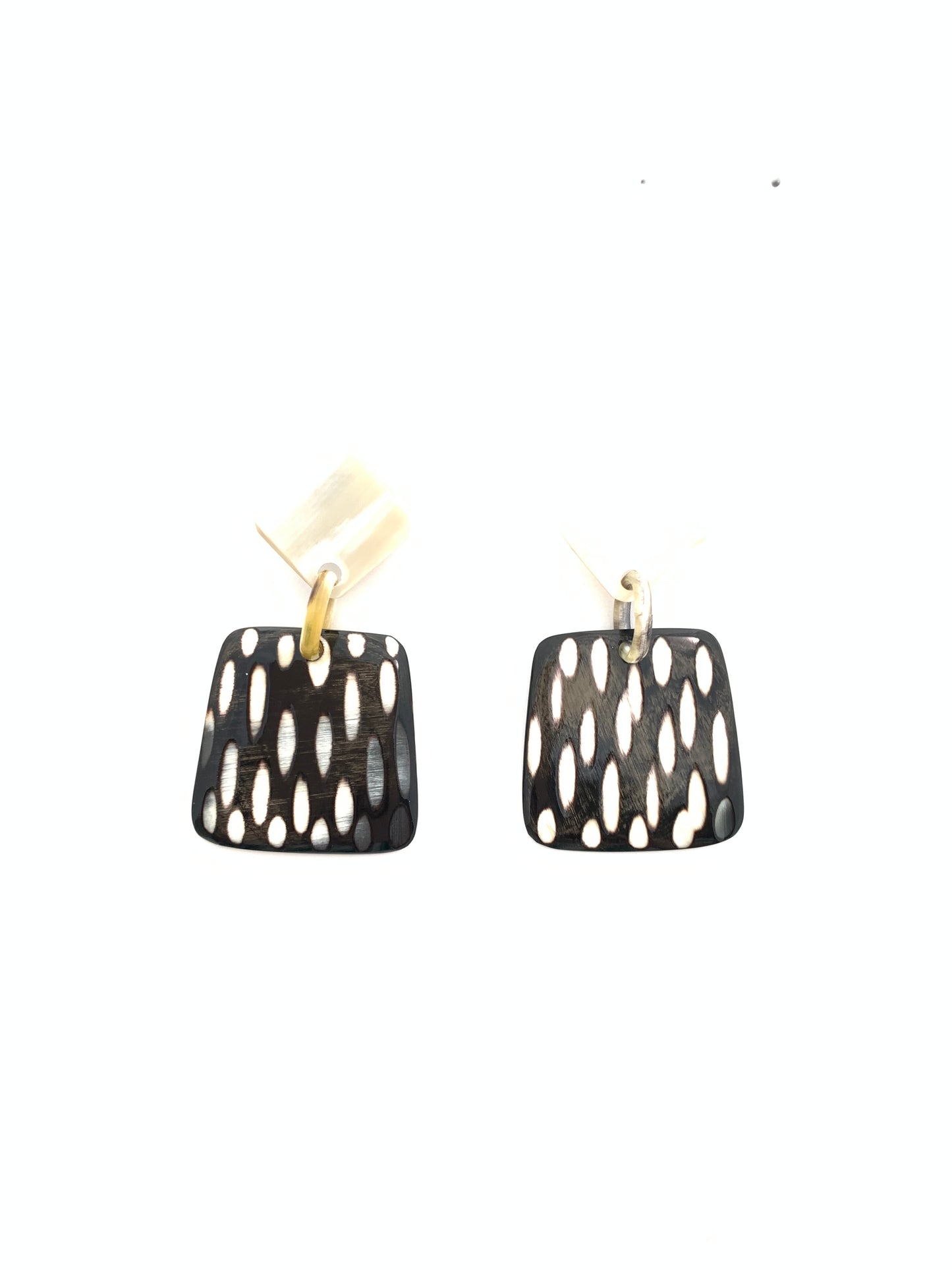 Accessory Jane - Earring - Everyday Horn - Black White - Findlay Rowe Designs