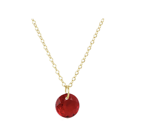 Enewton - 16in Necklace Gold  - Reflection Small Charm - January - Findlay Rowe Designs