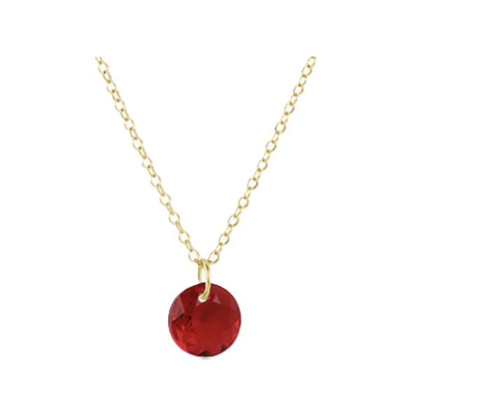 Enewton - 16in Necklace Gold  - Reflection Small Charm - January - Findlay Rowe Designs