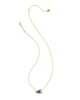 Kendra Scott - Necklace - Cheer Short Pendant - Gold Cobalt Illusion. - Findlay Rowe Designs