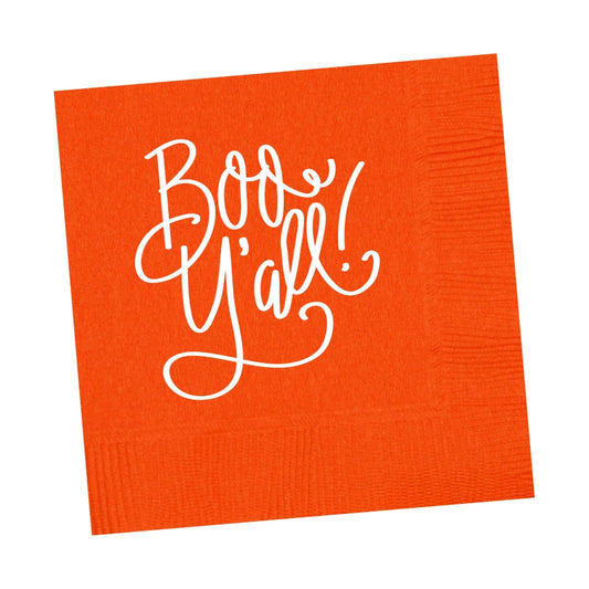 Natalie Chang - Cocktail Napkins - Boo Y'all! - Findlay Rowe Designs