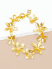 Bracelet - Marigold Matte Flower - Findlay Rowe Designs