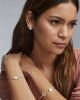 Kendra Scott - Bracelet - Elaina Delicate Chain - Gold Emerald Cats Eye - Findlay Rowe Designs