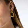 Julie Vos - Earring - Sahara Demi Doorknocker - Gold