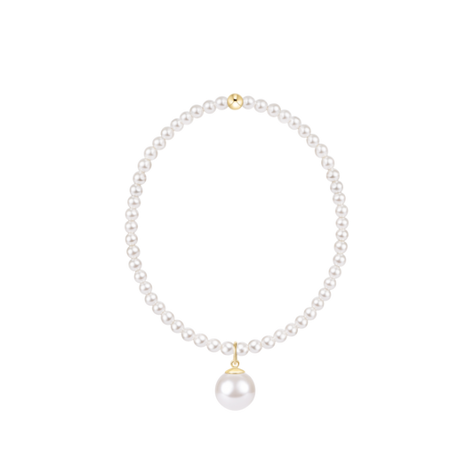 Enewton - Classic Pearl 3mm Bracelet - Classic Pearl 10mm Charm - Findlay Rowe Designs