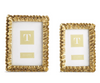4x6 or 5x7 Frame - Gold Ruffles - Findlay Rowe Designs