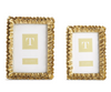 Two's Company- Gold Ruffles Photo Frame - Findlay Rowe Designs