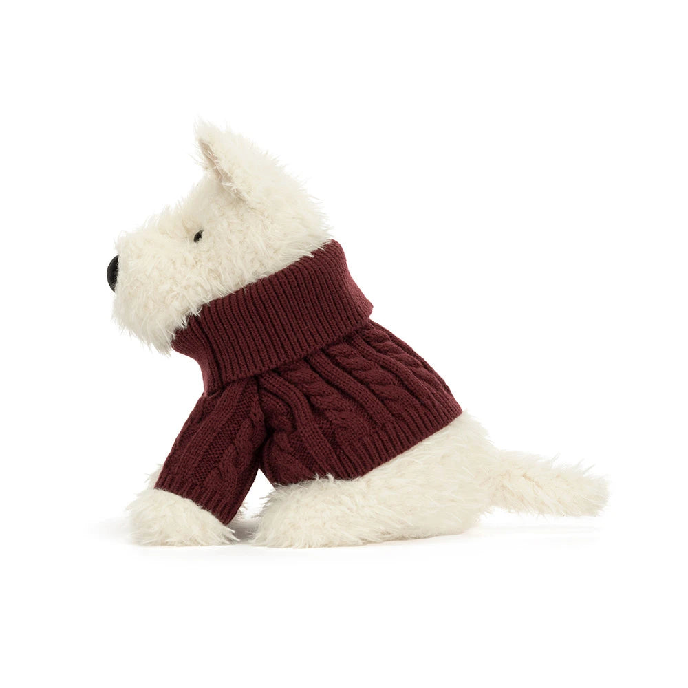 Jellycat - Munro Scottie Dog Winter Jumper Outfit - Findlay Rowe Designs