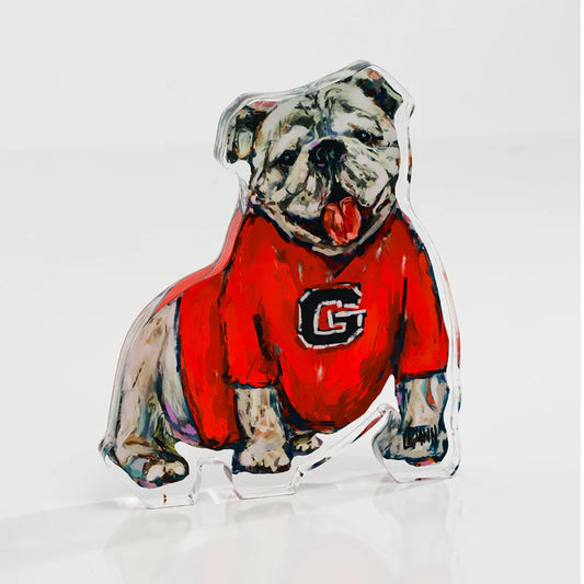 Lauren Dunn - Acrylic Block - Georgia Bulldog - Bitty - Findlay Rowe Designs