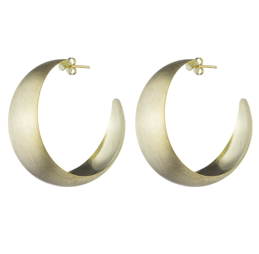 Sheila Fajl - Hoops - Brooke - Brushed Gold - Findlay Rowe Designs