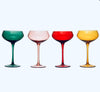 Coupe Champagne Glasses - Colors