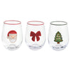 Mudpie - Stemless Wine Glass - Beaded