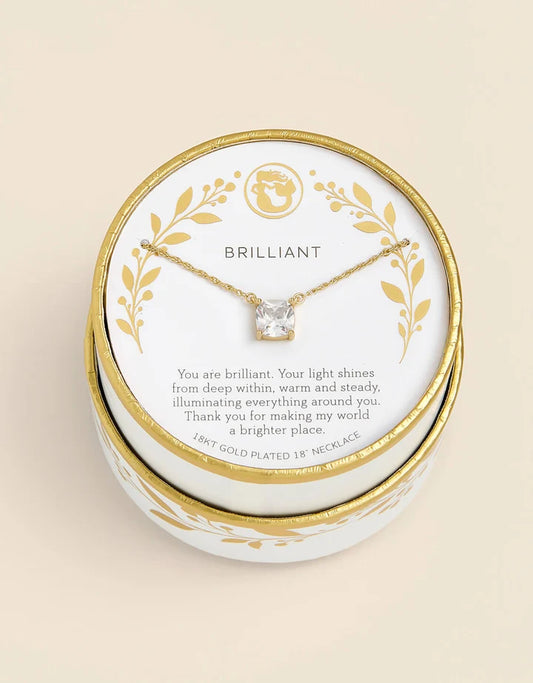 Spartina - Sea La Vie Necklace - Brilliant/Cushion - Gold - Findlay Rowe Designs