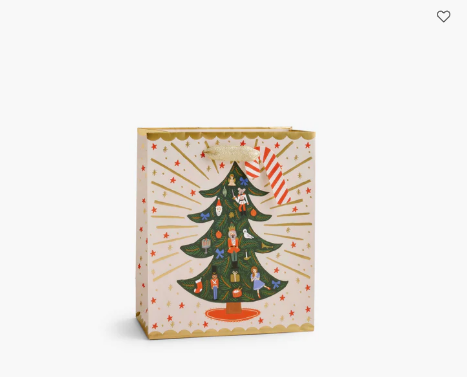 Rifle Paper Co - Medium Gift Bag - Nutcracker Sweets