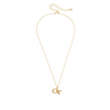 Canvas - Necklace - Georgia Tech Logo 24k Gold Plated Pendant - Findlay Rowe Designs