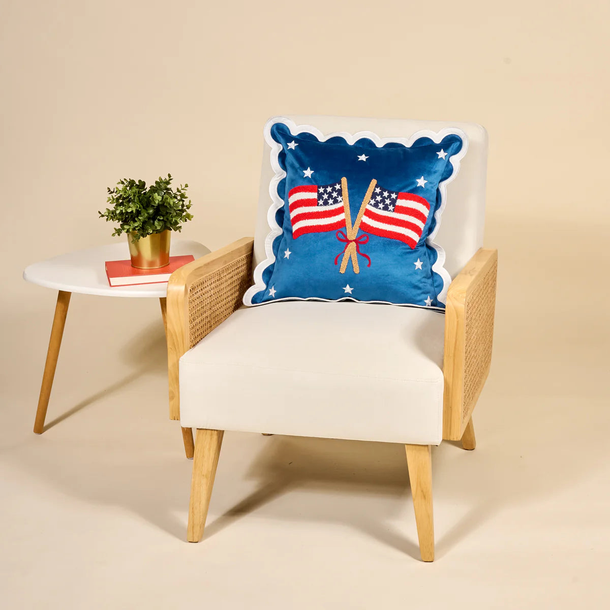 Pillow - American Flag - Blue - Findlay Rowe Designs