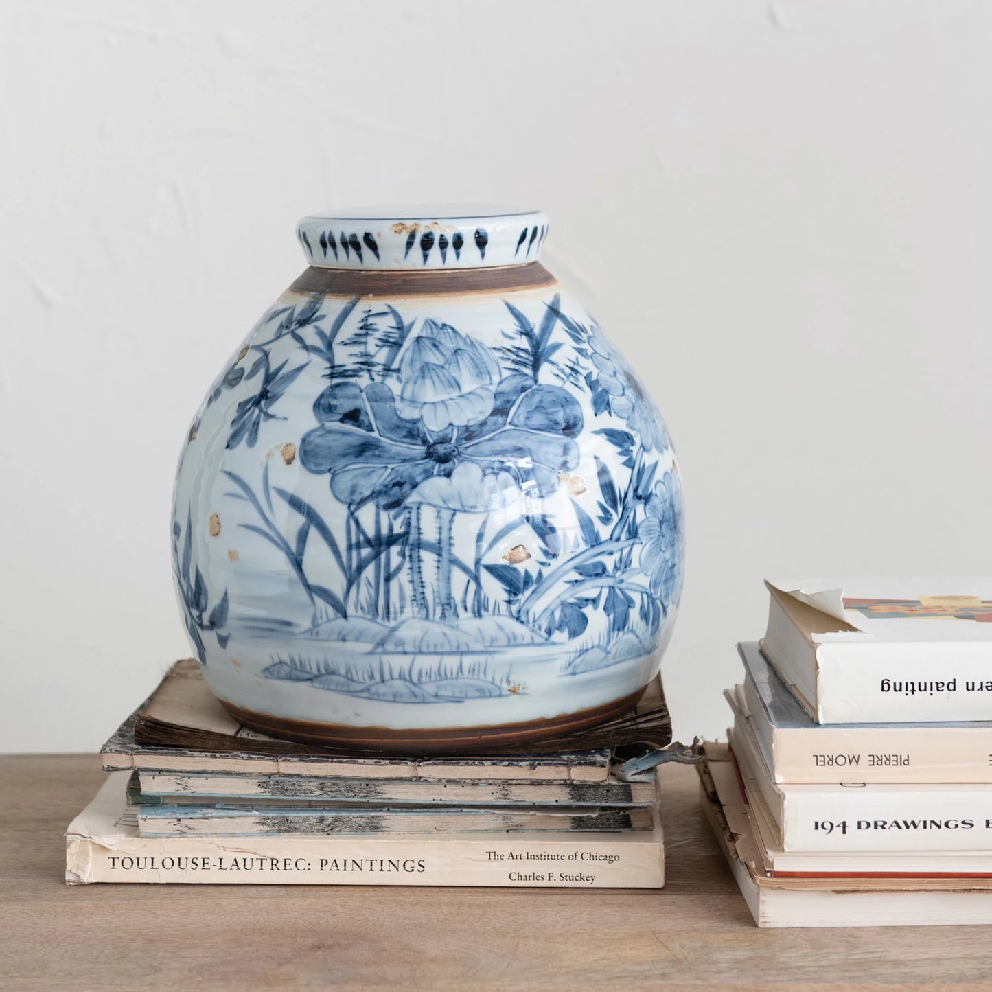 Ginger Jar - Stoneware 11in - Findlay Rowe Designs