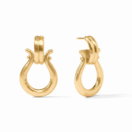 Julie Vos - Earring - Saratoga Doorknocker - Findlay Rowe Designs