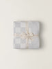 Barefoot Dreams - Throw - CozyChic® Throw - Cotton Checkered - Gray / Cream - Findlay Rowe Designs