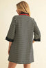 Jodifl - Dress - Collared Mini - Red and Black - Findlay Rowe Designs