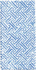 Caspari - Cloth Napkin - Fretwork Blue White - Set 4 - Findlay Rowe Designs