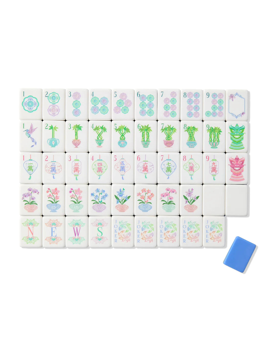 Oh My Mahjong - Moonlight Tiles - Findlay Rowe Designs