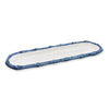 Beatriz Ball - VIDA Bamboo Baguette Platter - White and Blue - Findlay Rowe Designs