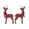 Tartan Deer with Velvet Bow - Findlay Rowe Designs