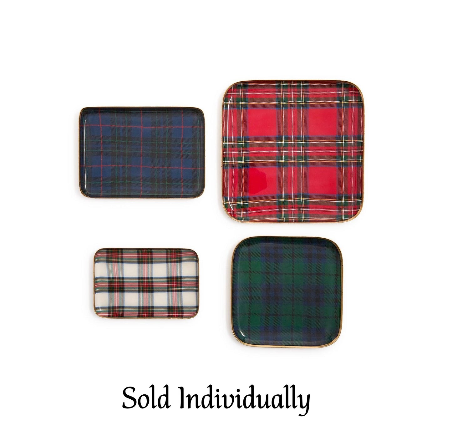 Trinket Tray - Enamel - Tartan Assorted - Findlay Rowe Designs