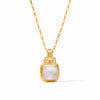 Julie Vos - Necklace - Sahara Solitaire - Iridescent Clear Crystal