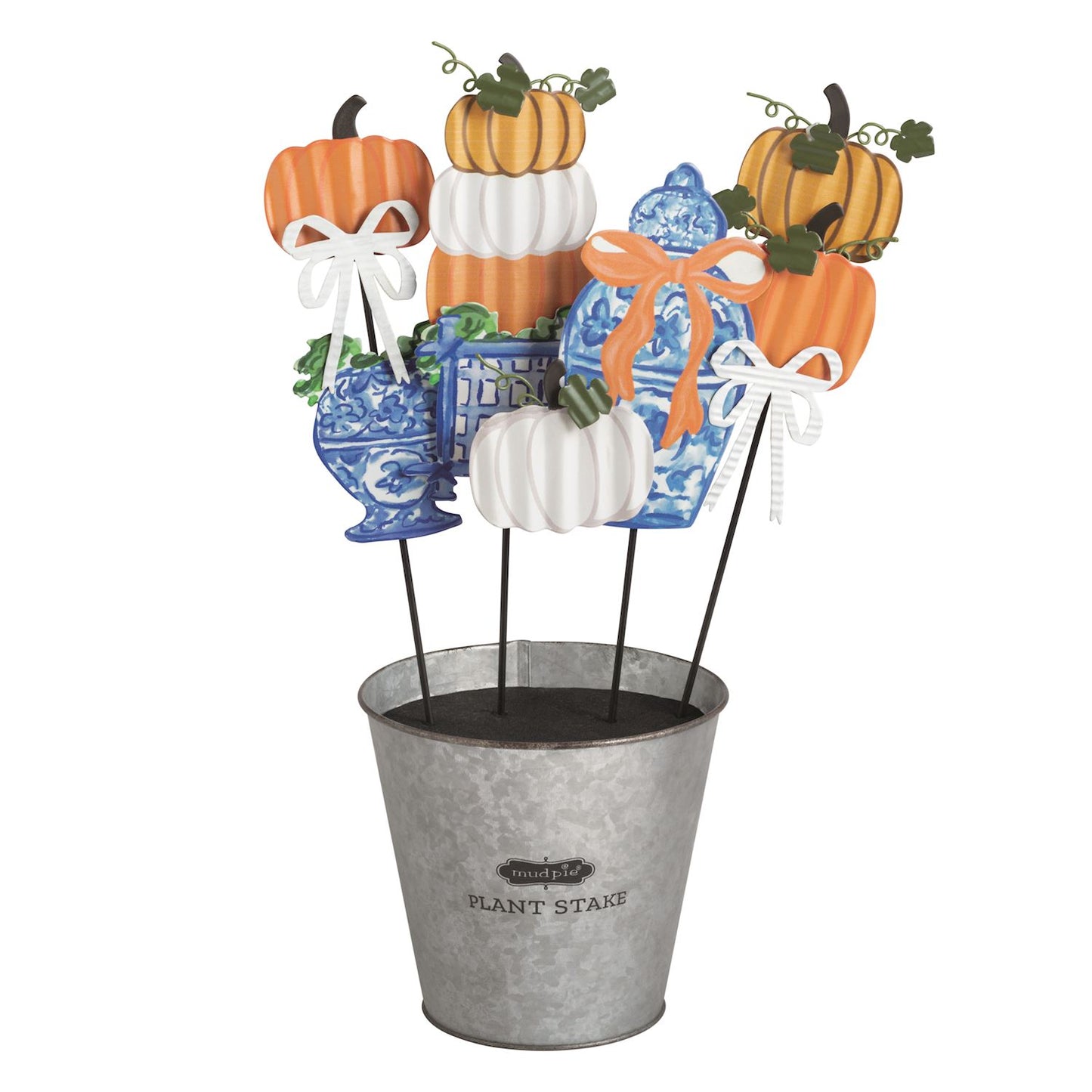 Mud Pie - Topiary Garden Stake - Pumpkin - Findlay Rowe Designs