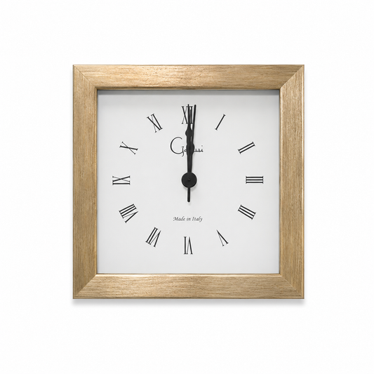Galassi - Clock 3x3 - Basic Gold