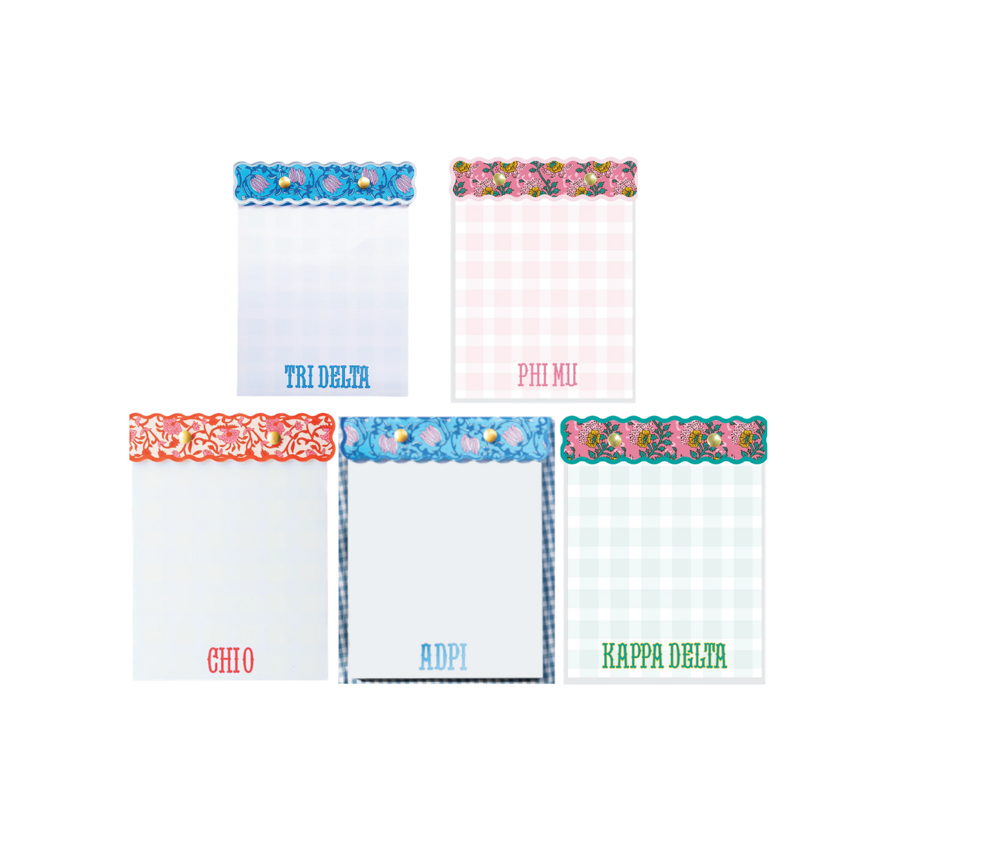 Swag - Notepad - Sorority Block Print