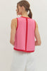 Entro - Top - Sleeveless Knit - Pink - Findlay Rowe Designs