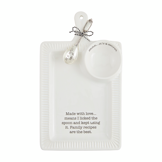 Mud Pie - Chip & Dip Set - Family Recipe - Findlay Rowe Designs