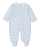Kissy Kissy - Beary Best Friends Footie - Lt Blue - Findlay Rowe Designs