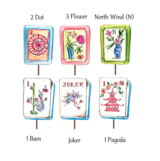 Rosanne Beck - Stake - Mahjong Tiles - Findlay Rowe Designs