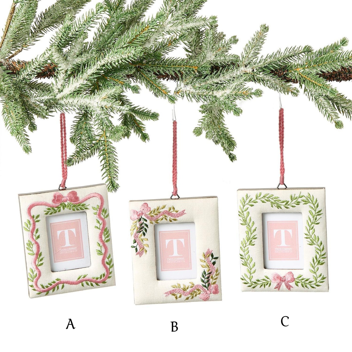 Ornament - Embroidered Photo Frame