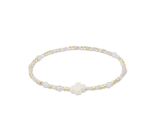 Enewton - Egirl - Hope Unwritten Signature Cross Bracelet - Call Me On My Shellphone