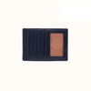 Hobo - Euro Slide Card Case - Polished Leather - Ink Navy