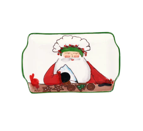 Vietri - Old St. Nick - Limited Edition 2025 Rectangular Plate - Findlay Rowe Designs