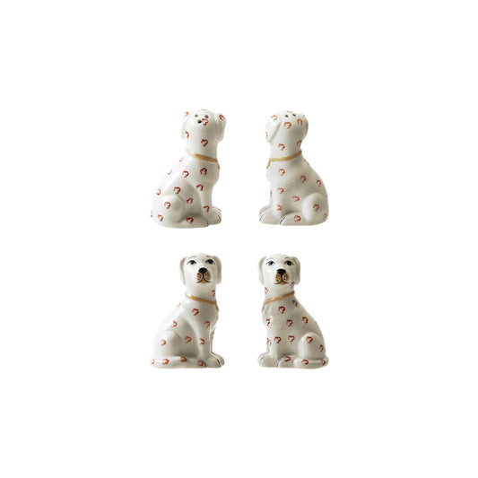 Salt and Pepper Shakers - Ceramic Dog - Set - Findlay Rowe Designs