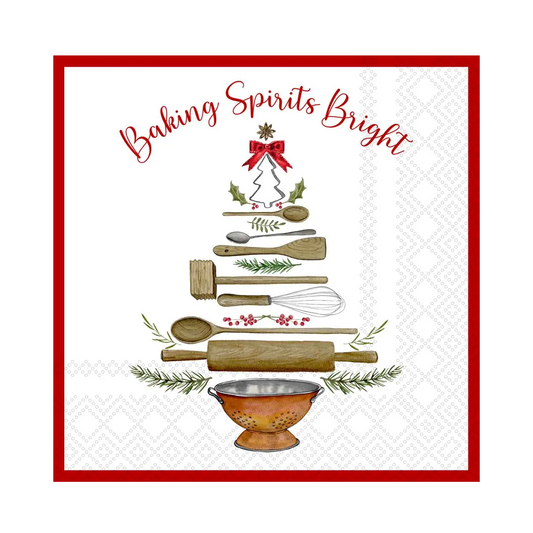 Cocktail Napkins - Baking Spirits Bright - Findlay Rowe Designs