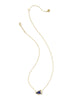 Kendra Scott - Necklace - Cheer Short Pendant - Gold Navy Mother Of Pearl - Findlay Rowe Designs