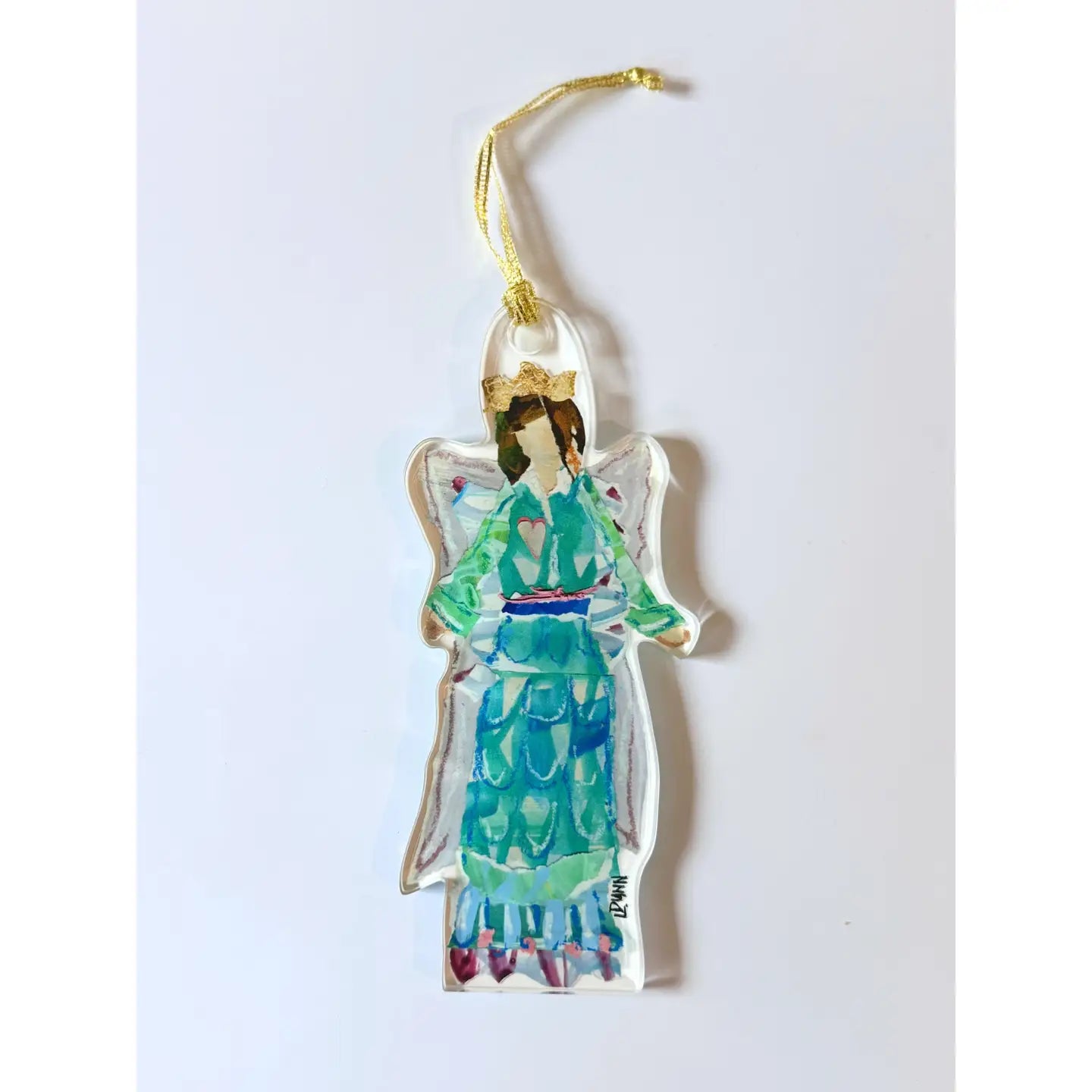 Lauren Dunn - Acrylic Ornament - Angel